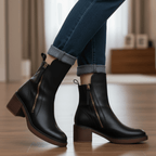 Valessia™ | Botas con un tacón cómodo – elegantes y atemporales
