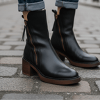 Valessia™ | Botas con un tacón cómodo – elegantes y atemporales