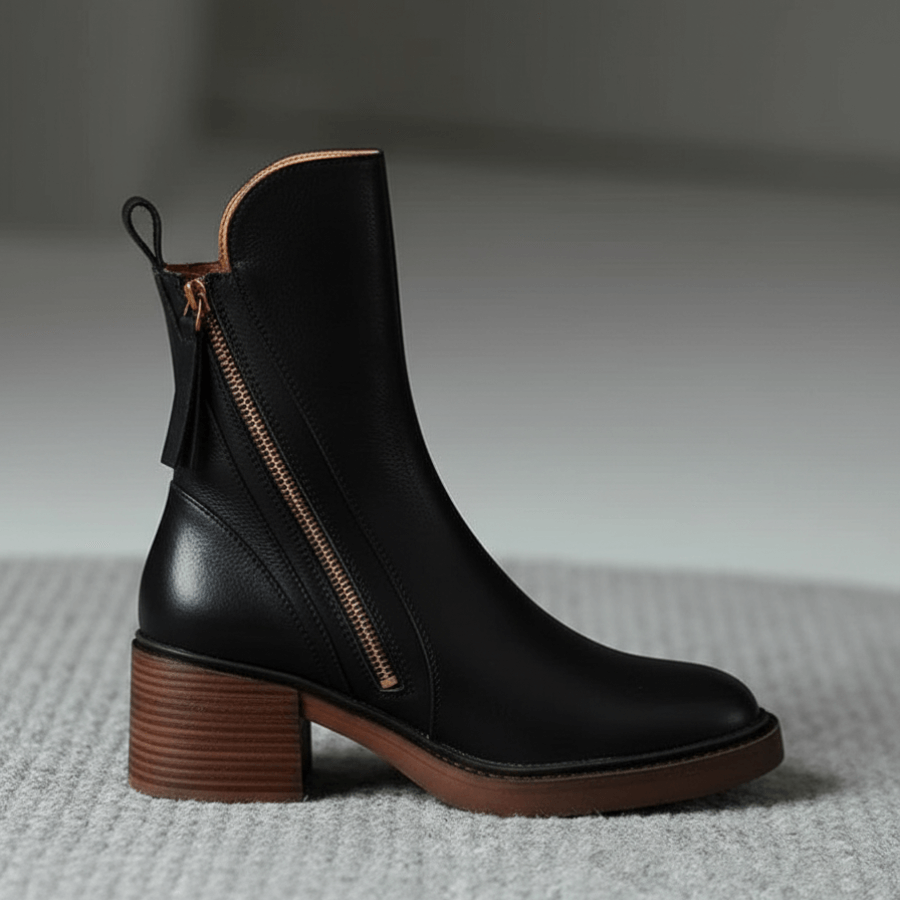 Valessia™ | Botas con un tacón cómodo – elegantes y atemporales