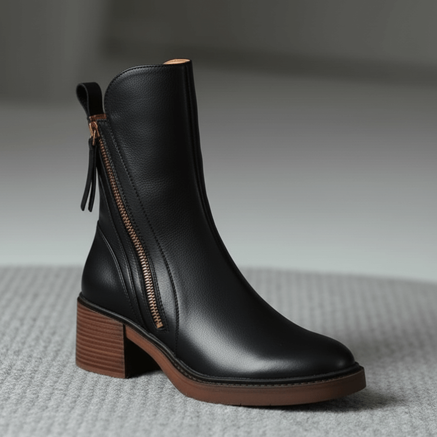 Valessia™ | Botas con un tacón cómodo – elegantes y atemporales
