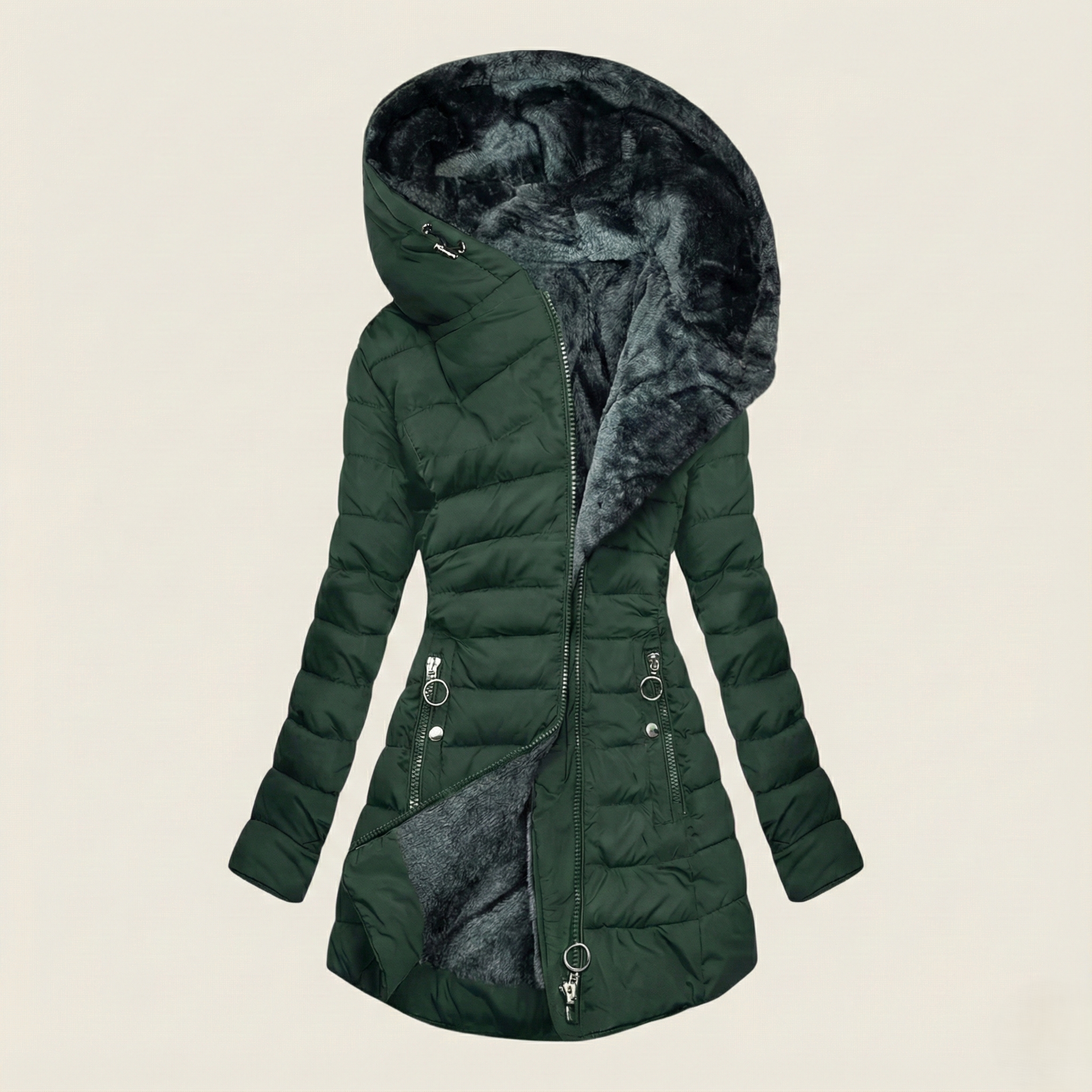 Marta-Abrigo Nórdico Esmeralda