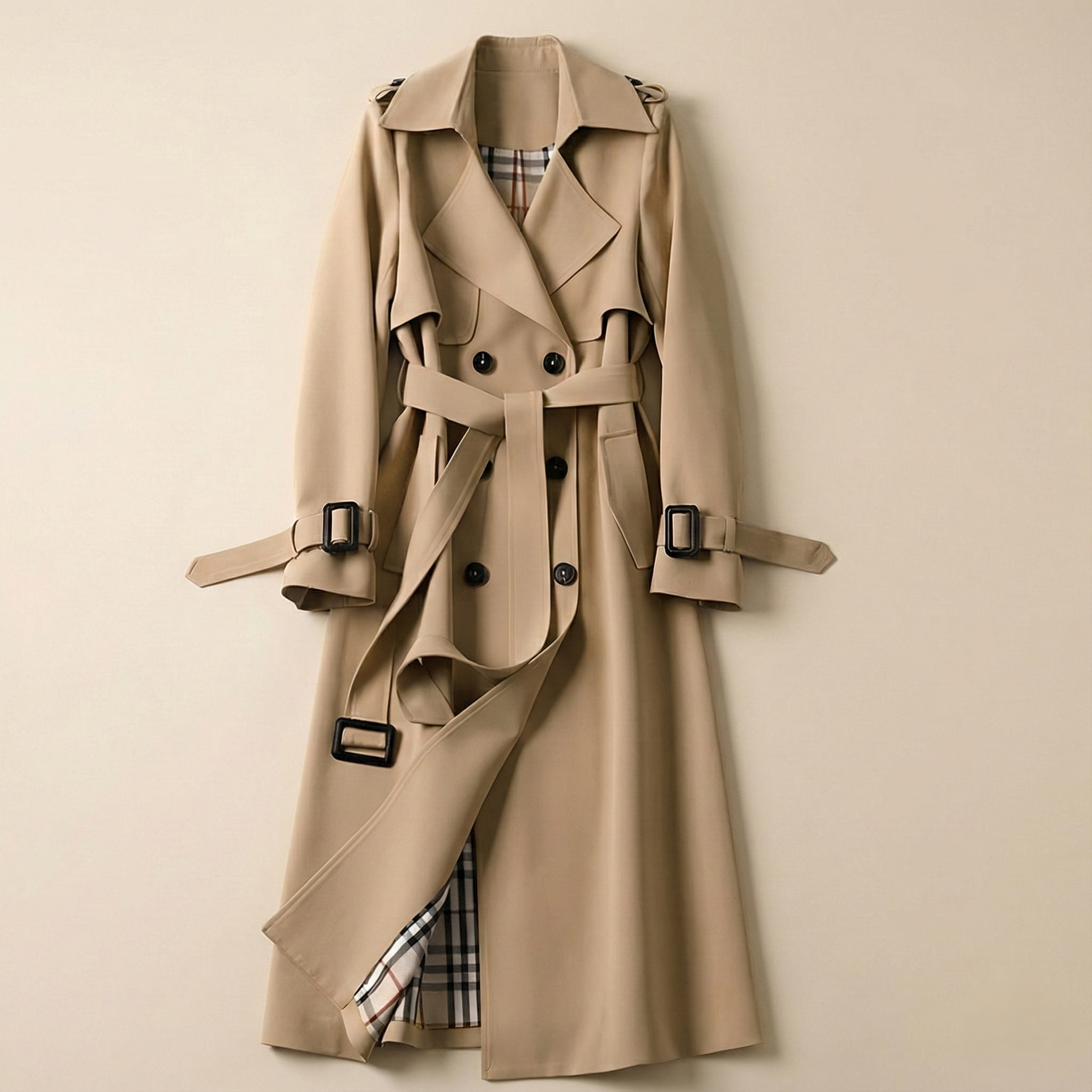 Alyra™ | Gabardina Elegante Otoñal