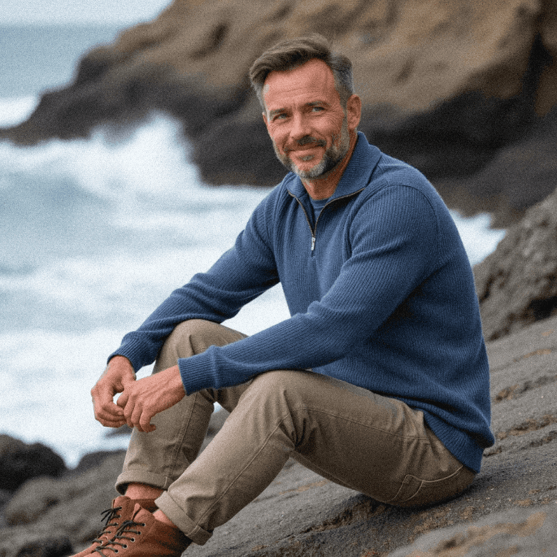 Kerman™ | Suéter de punto con cremallera